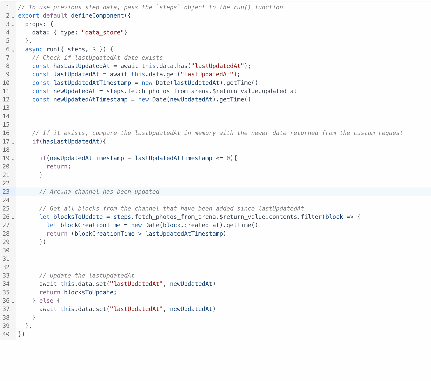 Filter out processed images