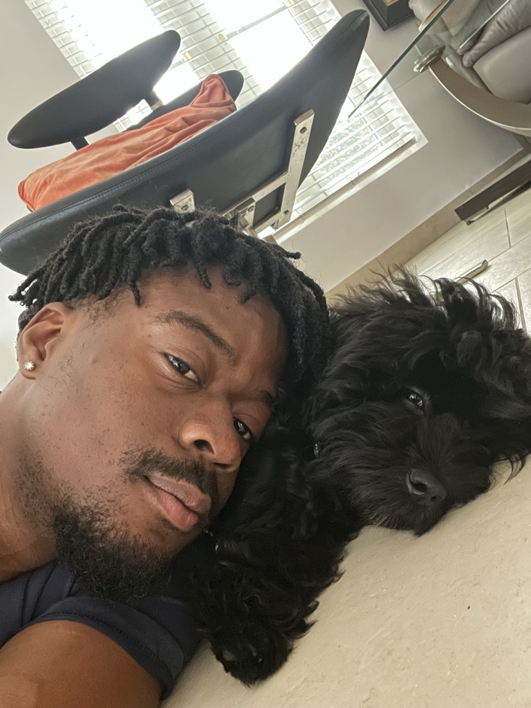 Me and Chunky, a couple months after I got him